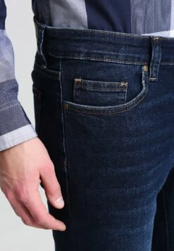 Pier One Basic - Vaqueros Rectos - Dark Blue Denim -Pier One Tienda de ventas cab4c5a817d8404784a40aa6e7e7d551