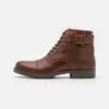 Pier One Leather - Botines Con Cordones - Brown -Pier One Tienda de ventas cc36912fd13c41d5bc50a6bc7214b455