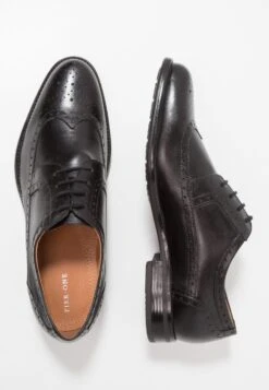 Pier One Leather - Zapatos Con Cordones - Black -Pier One Tienda de ventas d47b1b97ff7149479a6f5f2b78a5cdf6