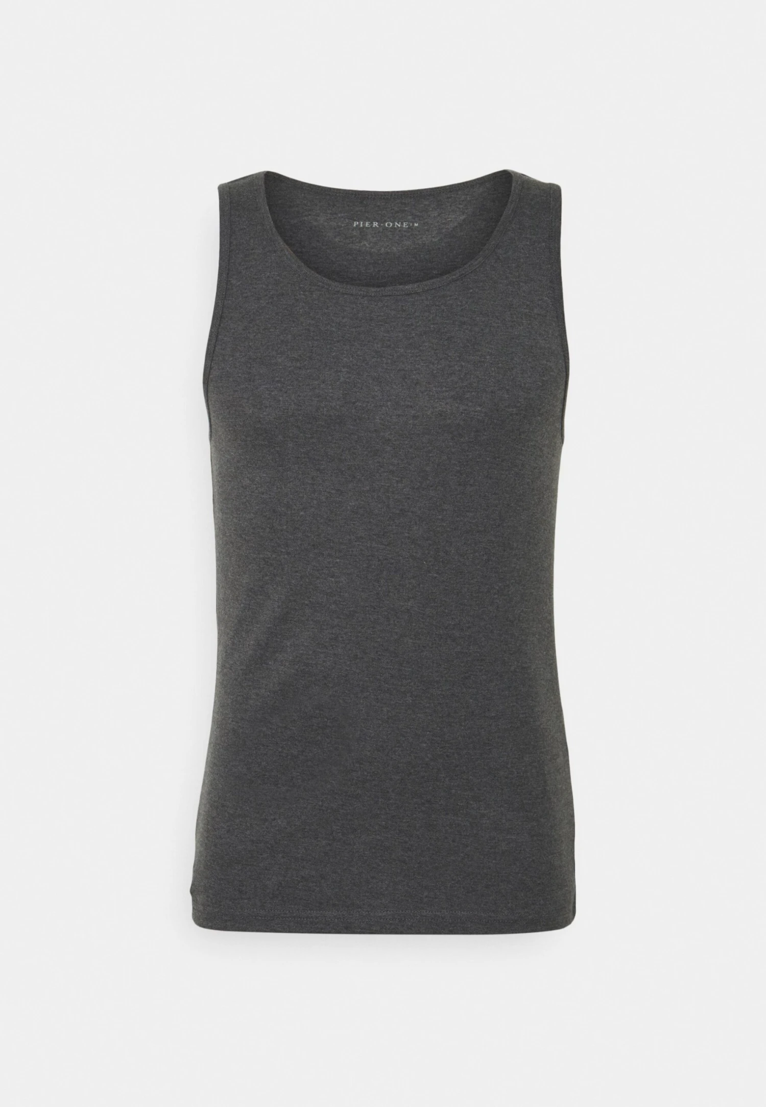 Pier One 3 Pack - Camiseta Interior - Black/Khaki/Mottled Dark Grey 4 Pier One 3 Pack - Camiseta Interior - Black/Khaki/Mottled Dark Grey - Imagen 2