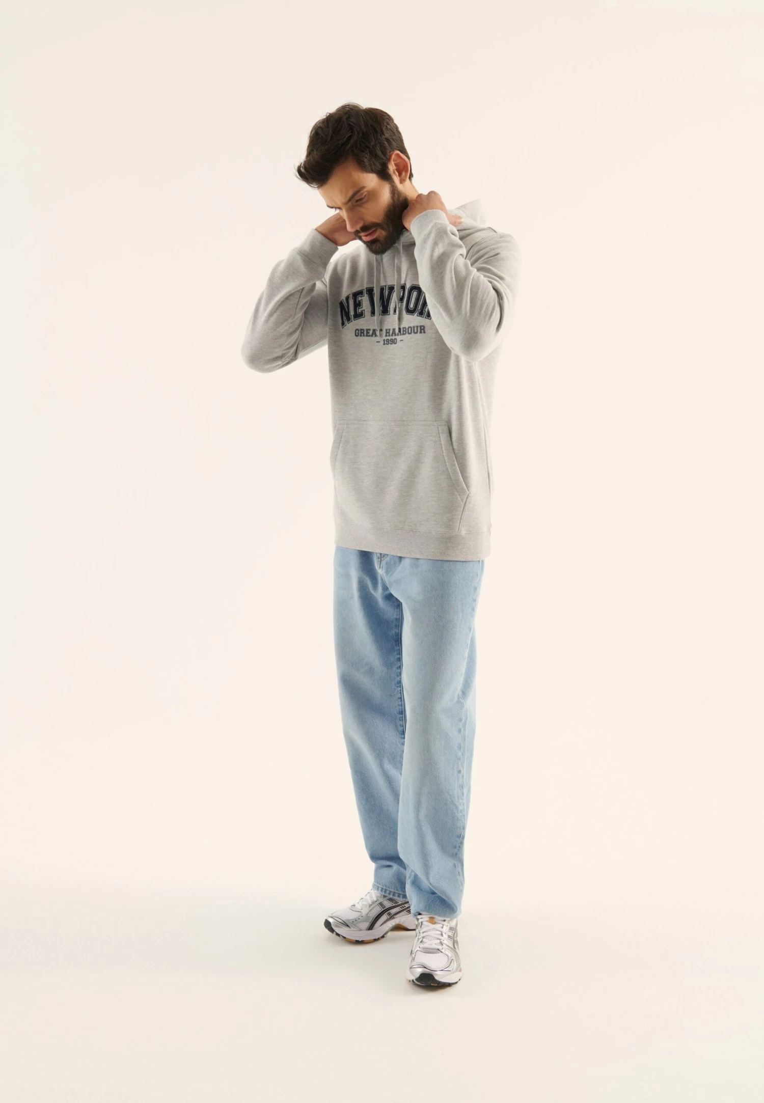 Pier One Sudadera - Mottled Light Grey 4 Pier One Sudadera - Mottled Light Grey - Imagen 2