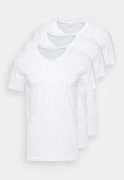 Pier One 3 Pack- Camiseta Básica - White -Pier One Tienda de ventas f303a530b2ca4ce1b1fd875519edd597