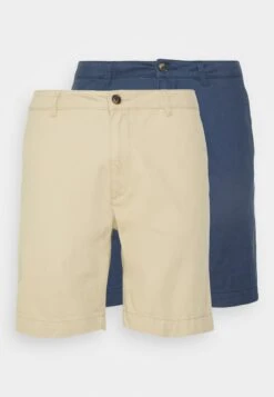 Pier One 2 Pack - Shorts -Dark Blue/Tan -Pier One Tienda de ventas f9a892a3b0b34fe9815664d9ef698d9f