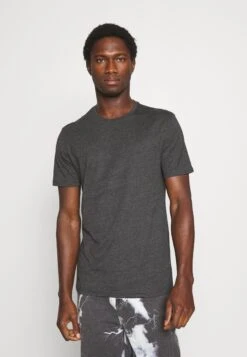 Pier One 3 Pack - Camiseta Básica - Black/Mottled Dark Grey/Bordeaux -Pier One Tienda de ventas fbb1fa11fda54722bafd9df33f46d342