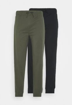 Pier One 2 Pack - Pantalón De Pijama - Black/Khaki -Pier One Tienda de ventas fceacdbd6c9c4aa79c27f8b710c32922