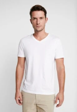 Pier One 3 Pack- Camiseta Básica - White -Pier One Tienda de ventas fd68aca94202435bb88cb41ee1b2ad23