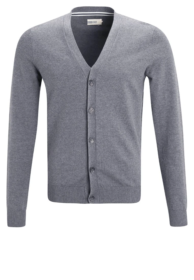 Pier One Chaqueta De Punto - Dark Grey Melange 8 Pier One Chaqueta De Punto - Dark Grey Melange - Imagen 6